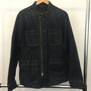NWT John Varvatos USA Large Denim Jacket